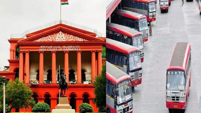 A majestic view of the Karnataka High Court building in Bengaluru representing judicial legal orders.