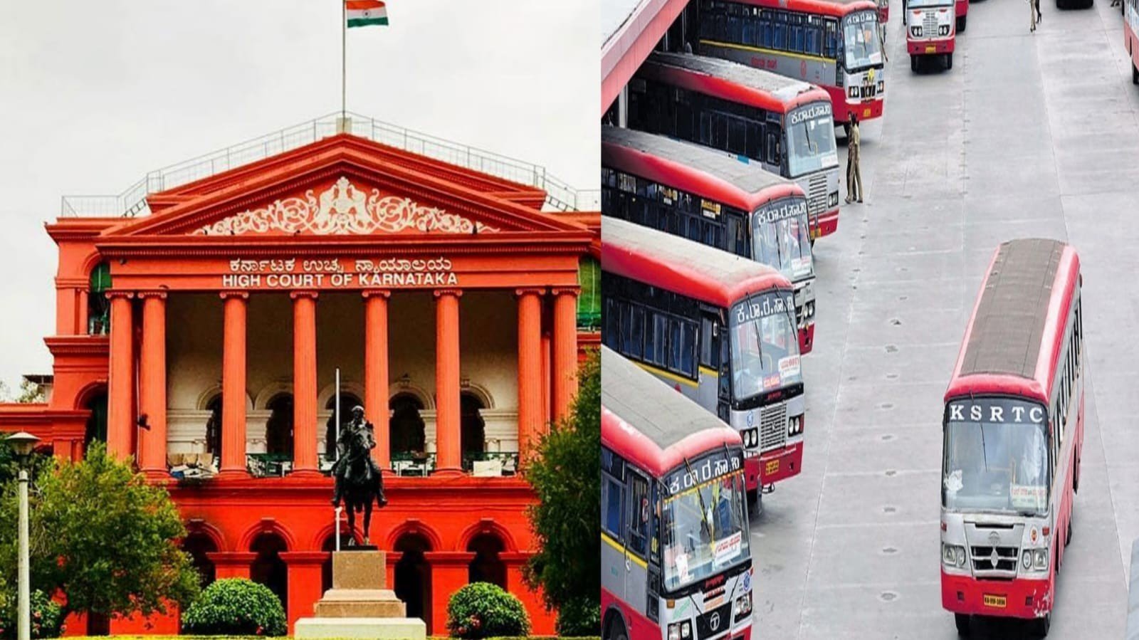 A majestic view of the Karnataka High Court building in Bengaluru representing judicial legal orders.
